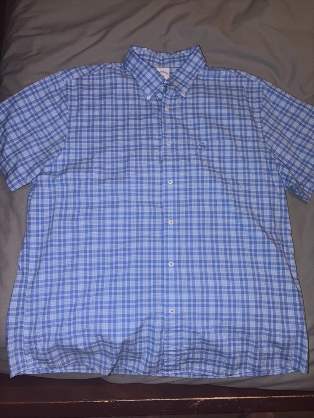 Brooks Brothers Short Sleeve Button down Large New